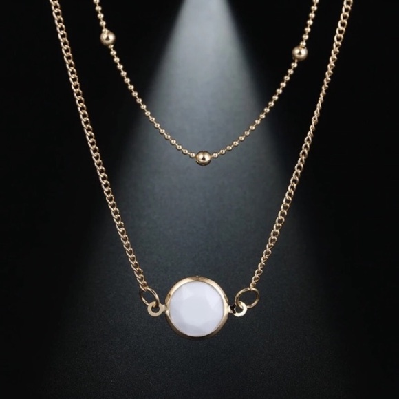 New! Beaded Glass Pendant Necklace - Picture 5 of 10